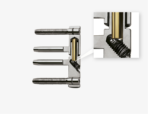 Sfera girevole in acciaio inox