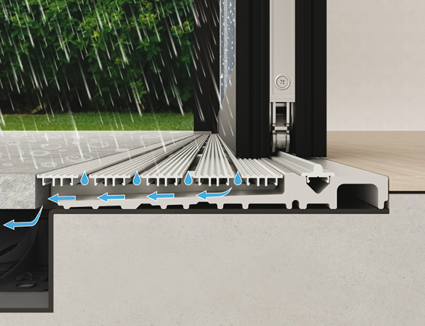 Sistema di scolo dell'acqua