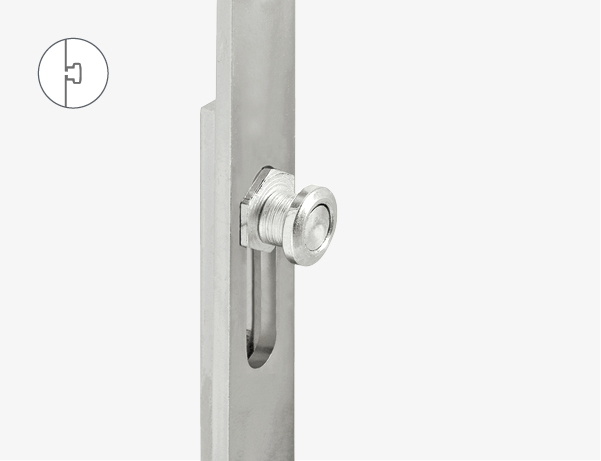 Versione con nottolini telescopici antieffrazione