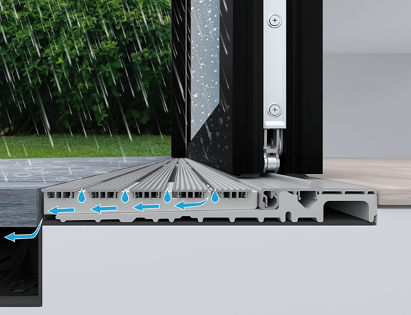 Sistema di scolo dell'acqua