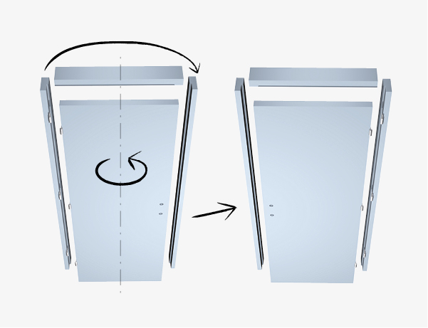 Reversibilità  della porta